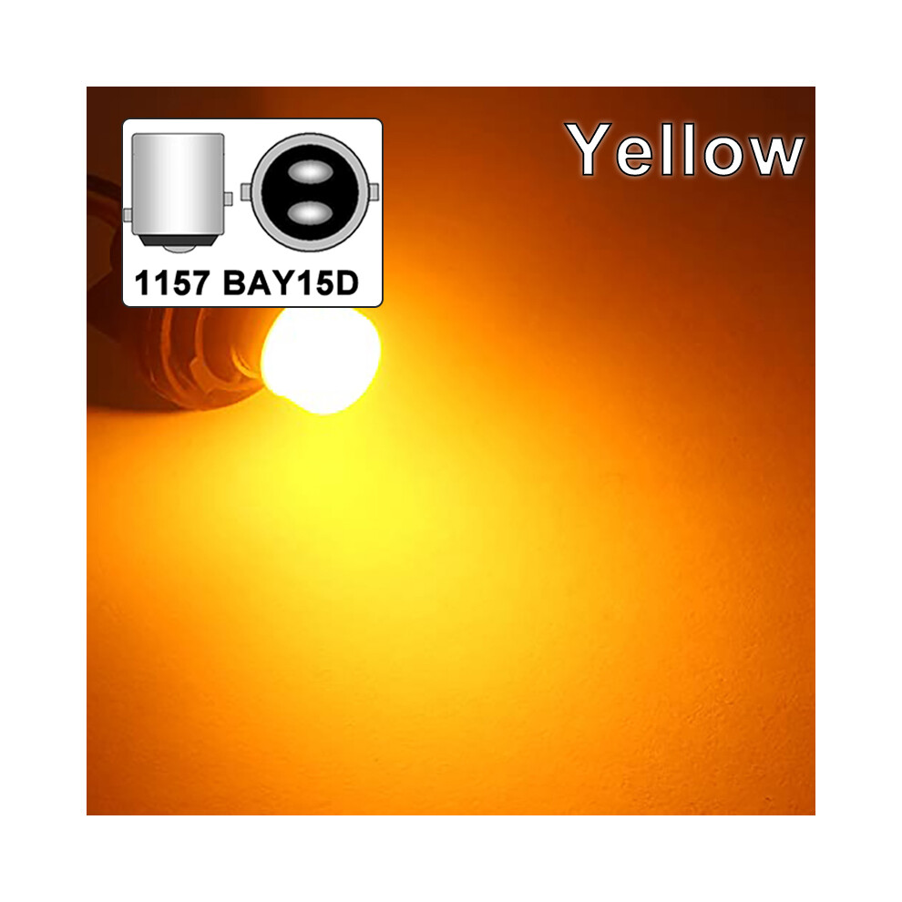 Aihontai Light 1/10 Pcs P21/5W Ba15s 1156 P21w Bay15d 1157 Led Bulbs Car 12V 7000K