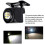 1x External LED Reversing lamp 6500K Mini Auxiliary Reverse car light 1