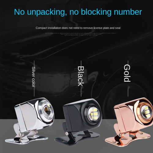 1x External LED Reversing lamp 6500K Mini Auxiliary Reverse car light 2
