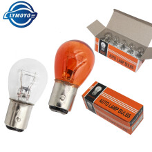 10Pcs BAY15D 1157 P21/5W S25 12V Clear Glass car light Brake Tail Bulb