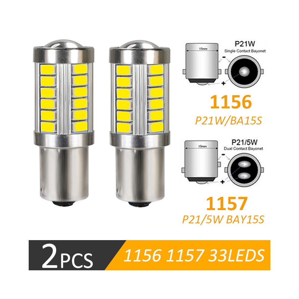 1156 1157 P21/5W Bay15d 33Smd 5630 5730 Leds Super Bright Brake Car Lights 9158107034525