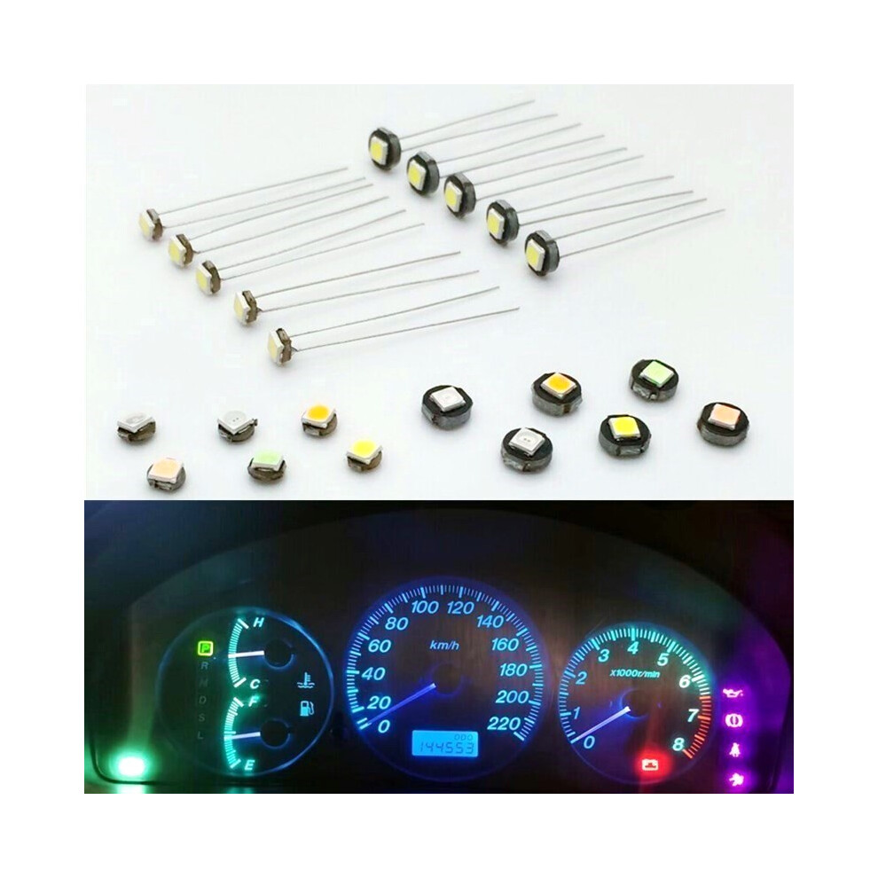 10PCS T1 T3 T4.2 T4.7 T5 Bulb LED car lights12V 1SMD Instrument cluster-image-OPC-PFH7BKM-NEW