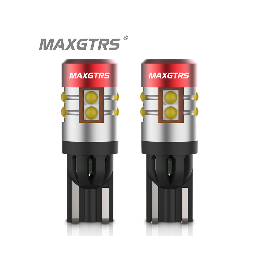 2Pcs W5w 3030 9 Smd T10 Led Bulb 194 168 Wedge Replacement Reverse Instrument 9158107039766