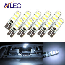 10pcs LED W5W T10 194 168 W5W COB 6SMD Led Parking Bulb Auto Wedge Clearance