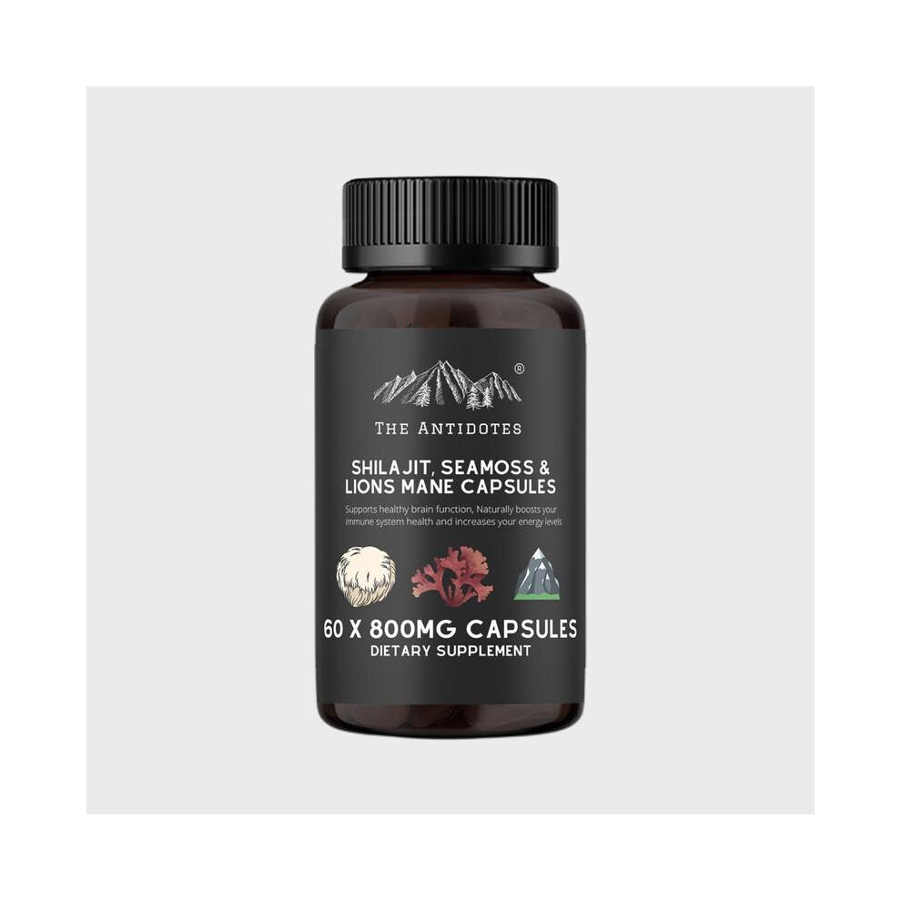 Adaptogen Blend: Shilajit, Sea Moss, & Lion's Mane