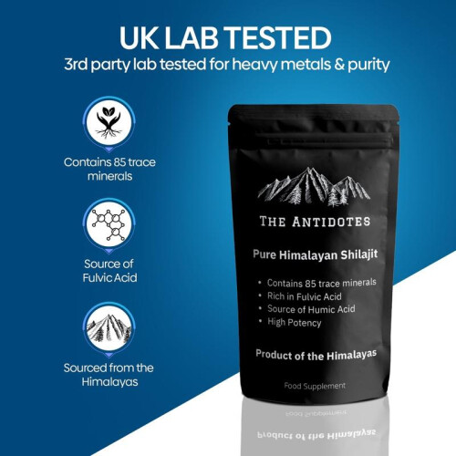 UK Lab Tested Shilajit: Pure & Organic 2