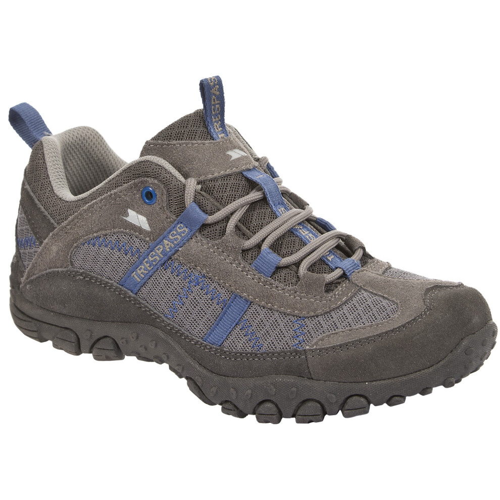 (5 UK, Steel) Trespass Womens/Ladies Fell Lightweight Walking Shoes