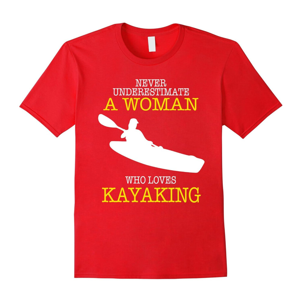 (XXL) Kayak T-shirt , Never underestimate an old woman who loves K-Father's Day