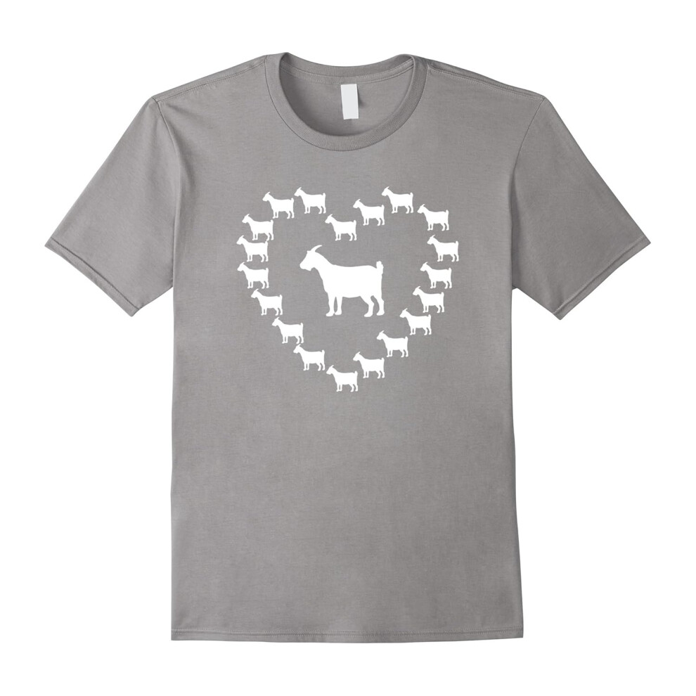 (S) I Love Goat Heart T-shirt For Men Women Birthday Gift-Father's Day