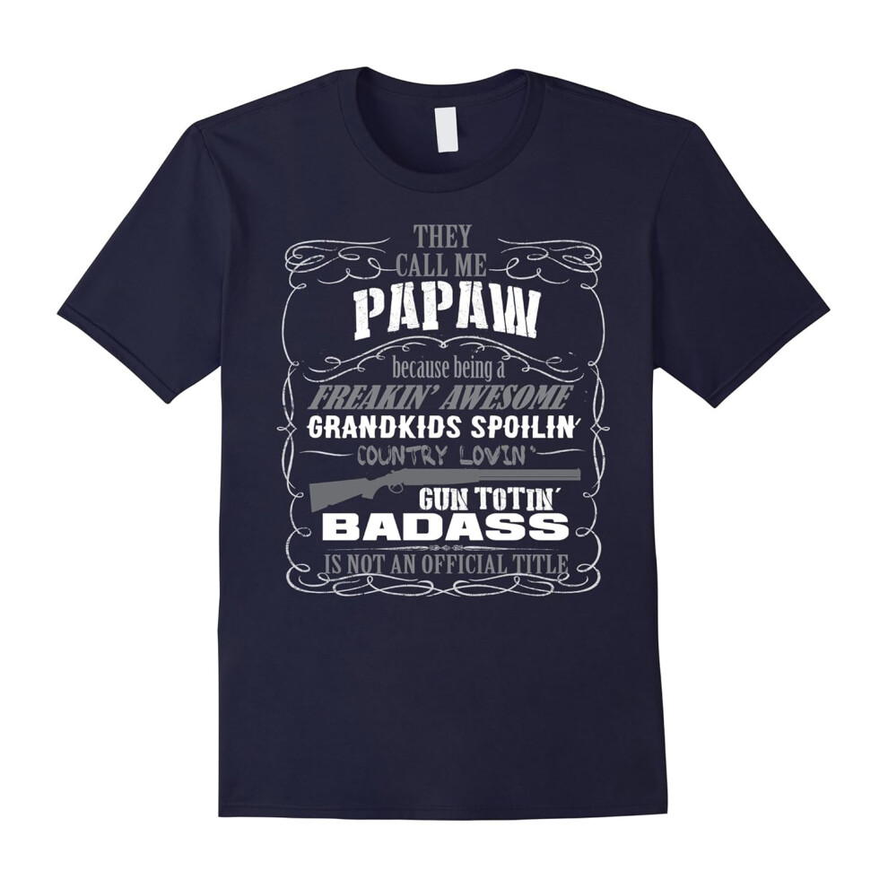 (XL) Men's They Call Me Papaw Shirt For Men Grandpa, Grandfathers-Father's Day