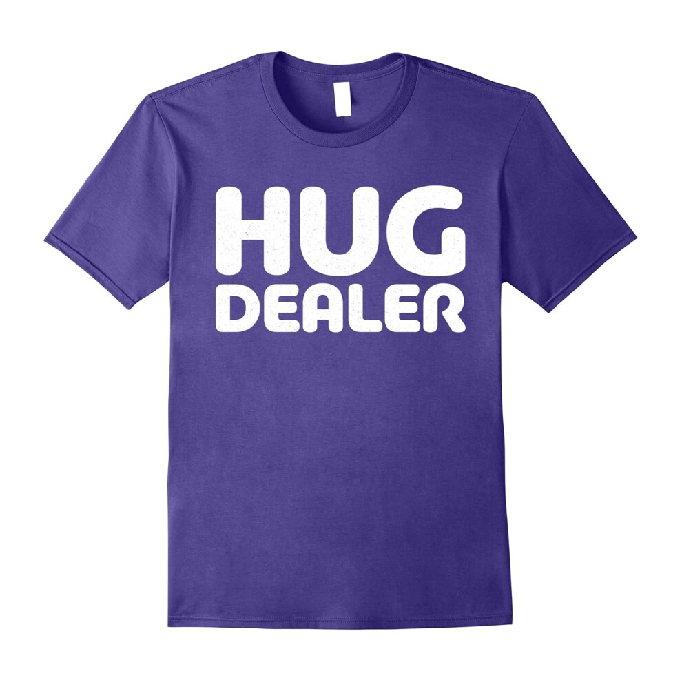 (XL) Hug Dealer T-Shirt Funny Embrace Lover Gift Shirt-Father's Day