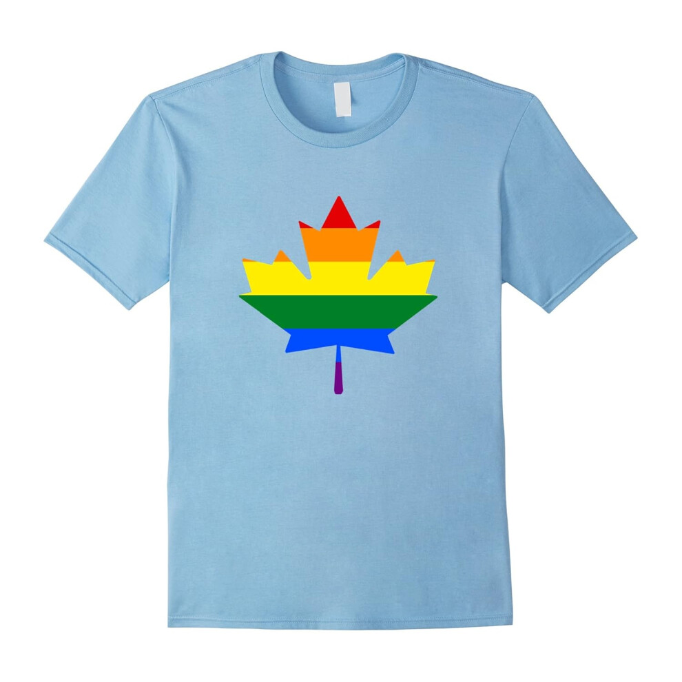 (XXL) Pride March Canada Maple Leaf Love Peace-Father's Day