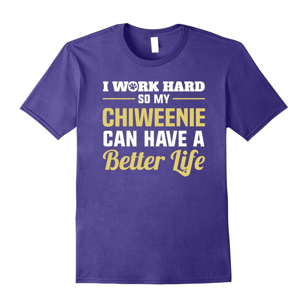 (M) Chiweenie Funny Dog Shirt Gifts-Father's Day