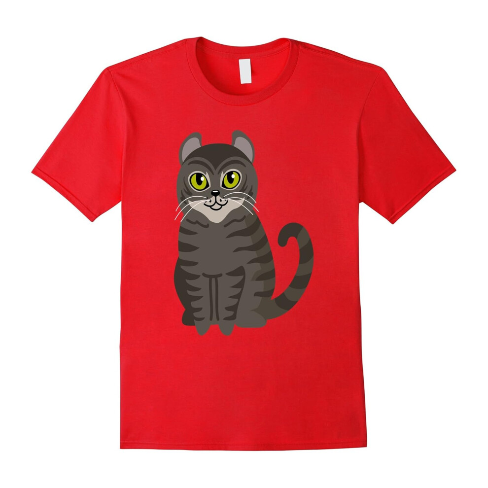 (M) American Curl Cat Shirt Kitty Cats Kitten Mom Dad Pet-Father's Day