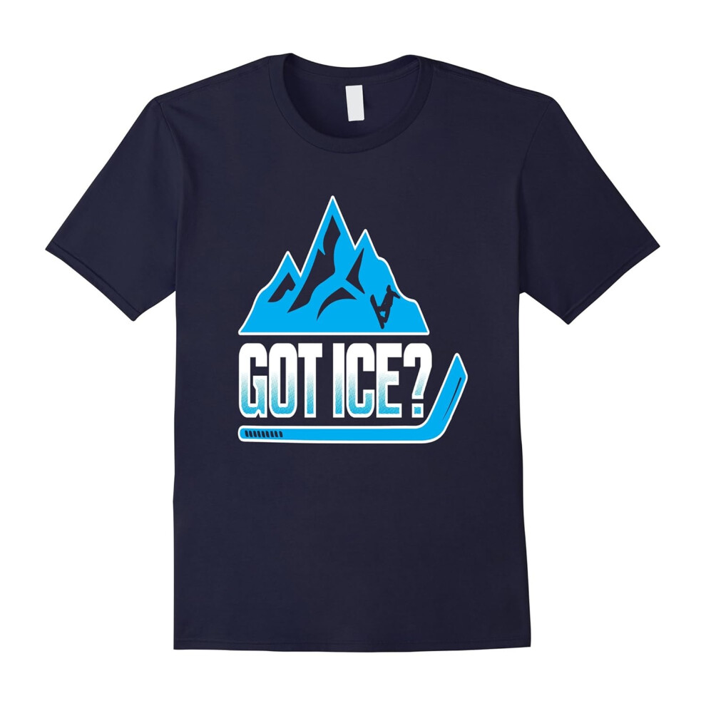 (XL) Funny Ice Hockey Gifts Ideas Hockey Shirt-Father's Day