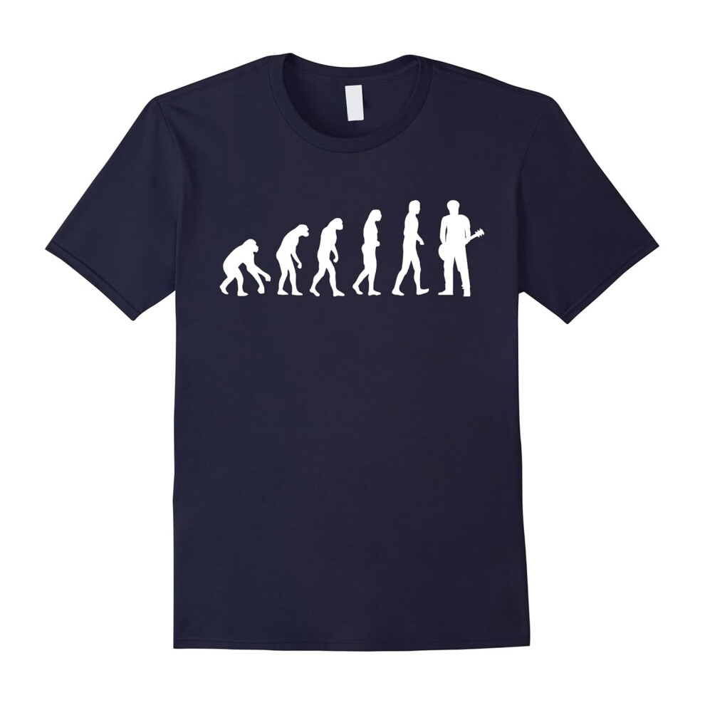 (XXXL) Guitar Evolution Shirt for Guitar Players and Guitar Lovers-Father's Day