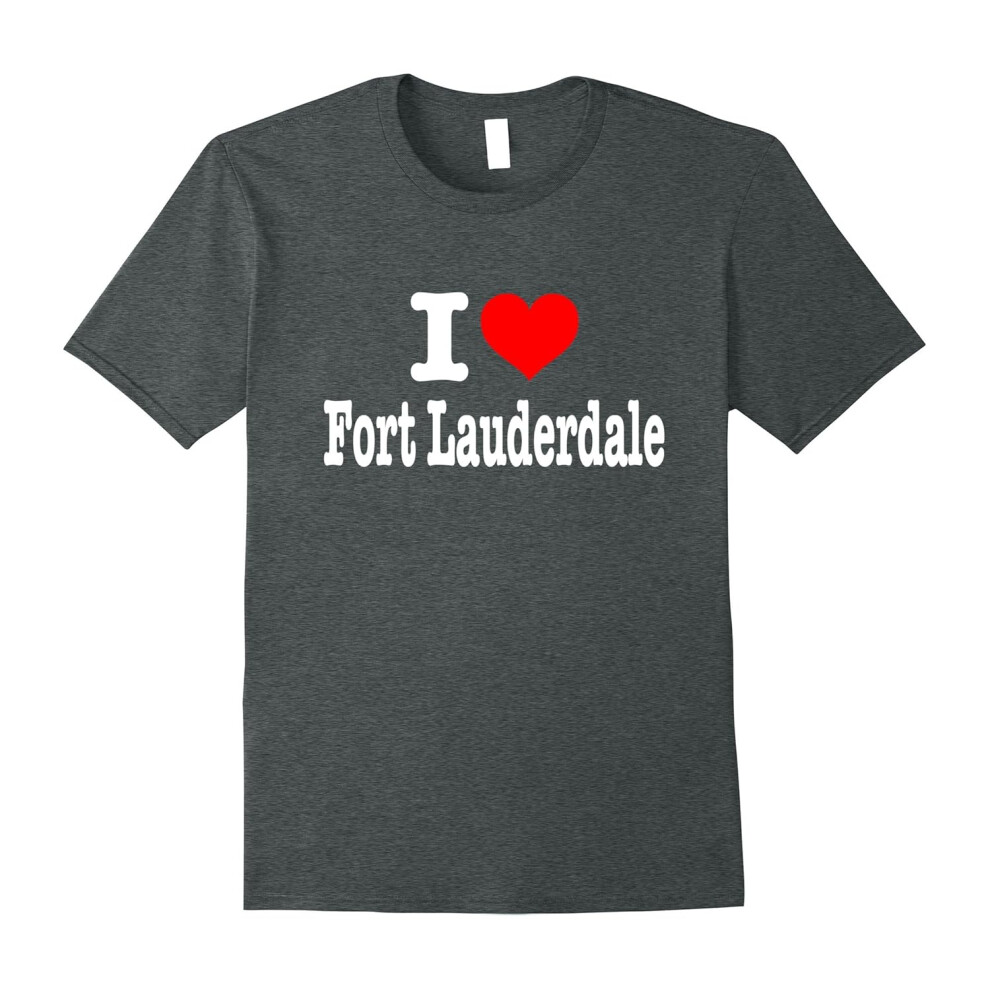 (XXL) I Love Fort Lauderdale T-Shirt-Father's Day