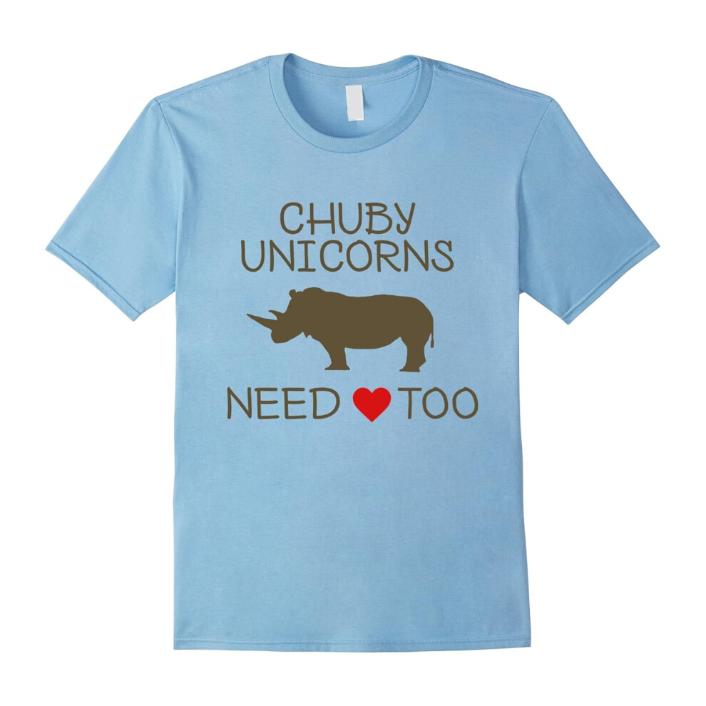 (M) Chubby Unicorn Need Love Too Tshirt-Father's Day