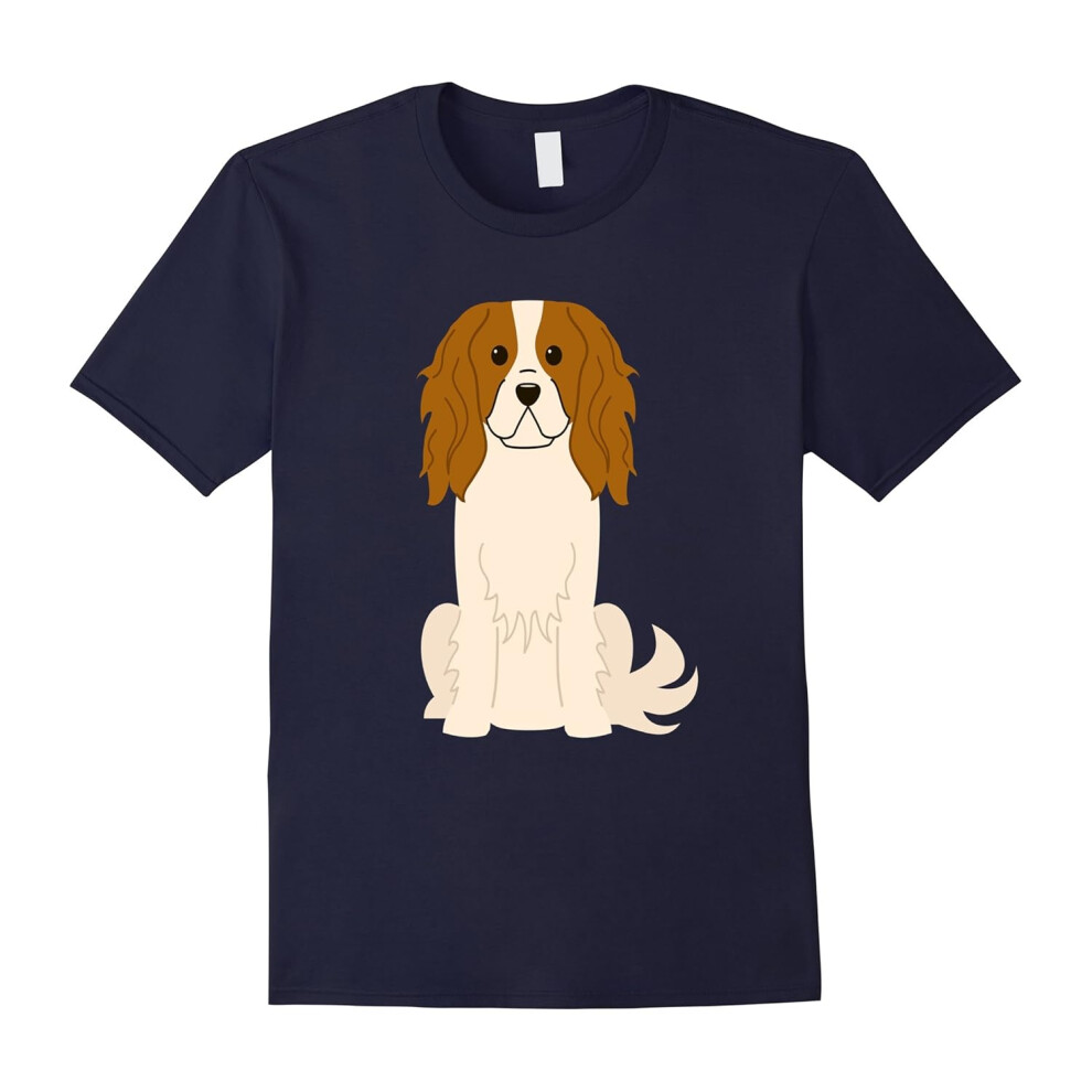 (M) Cavalier King Charles Spaniel Dog Shirt Dogs Mom Dad Puppy-Father's Day