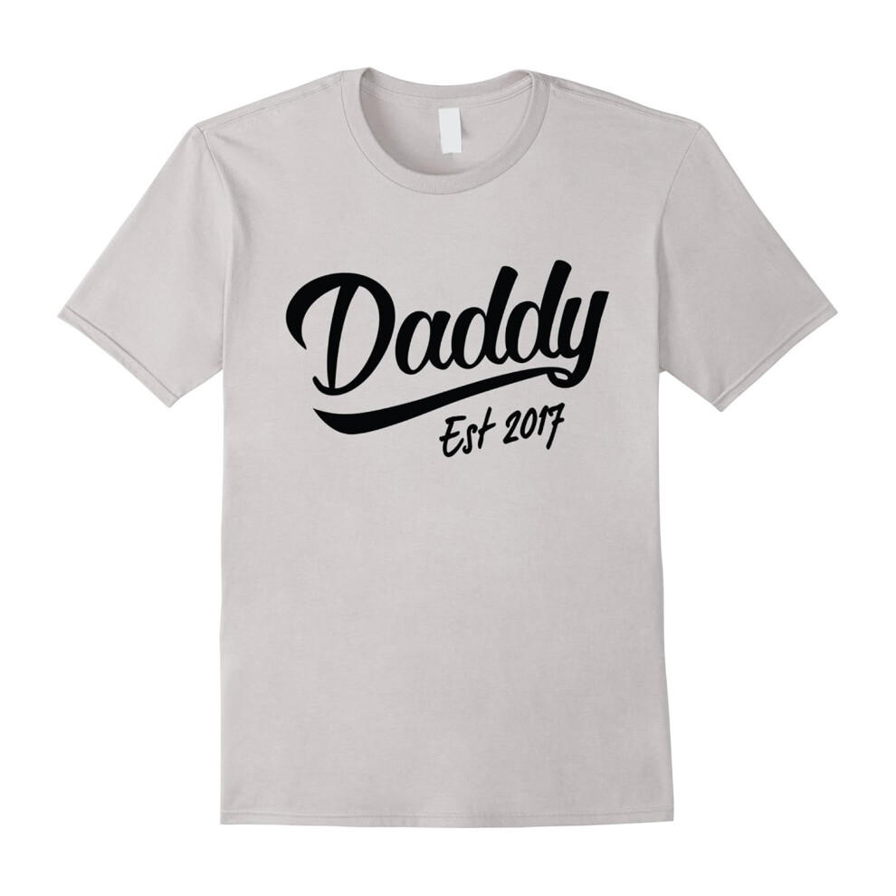 (L) Men's Daddy To Be Shirt â Daddy Est 2017 â New Daddy Gift-Father's Day