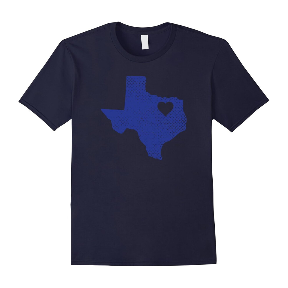 (XXL) Dallas Love Blue Texas State Shirt T-Shirt-Father's Day