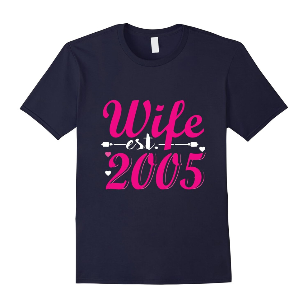 (S) Best Wife since 2005 T shirt. Anniversary Gifts for Her-Father's Day