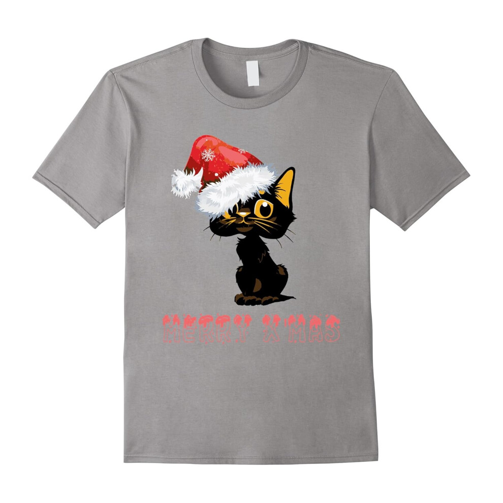 (XL) best cat Christmas gifts merry christmas t-shirts-Father's Day