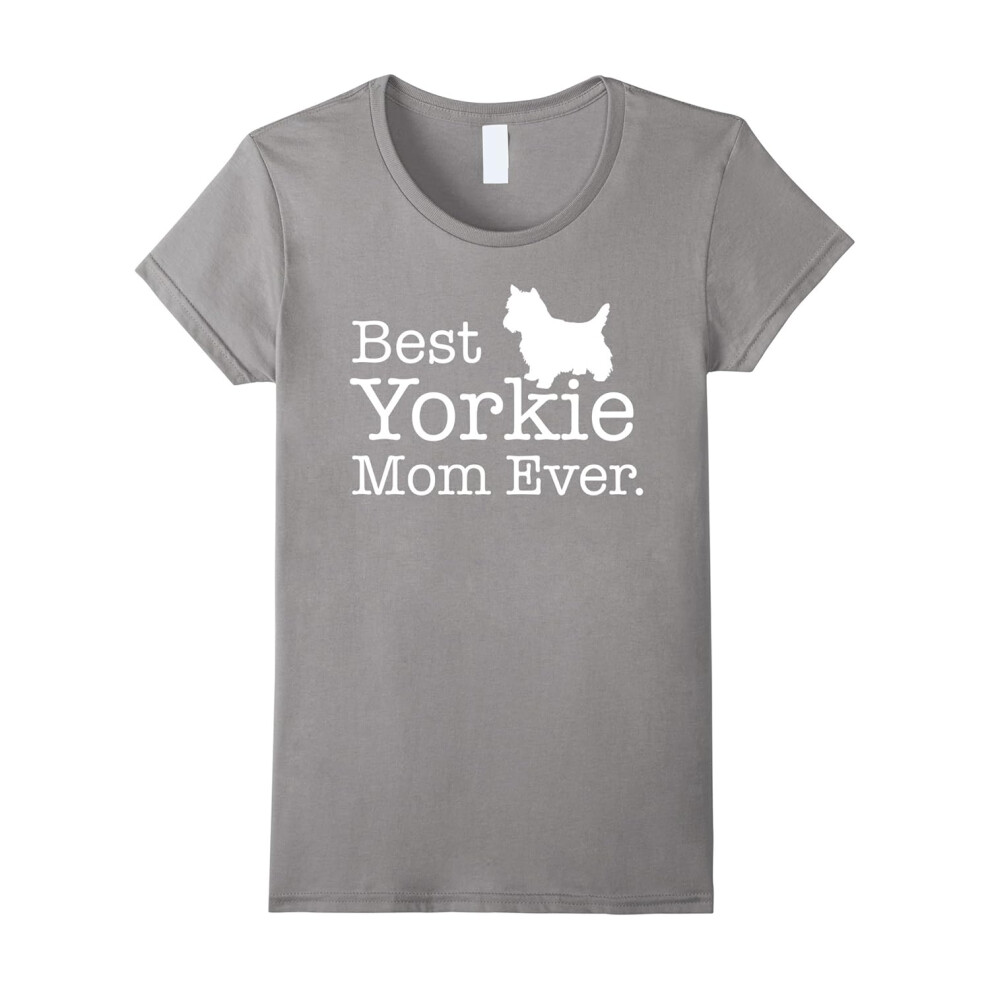 (XL) Best Yorkie Mom Ever T shirt Pet Kitten Animal Parenting-Father's Day