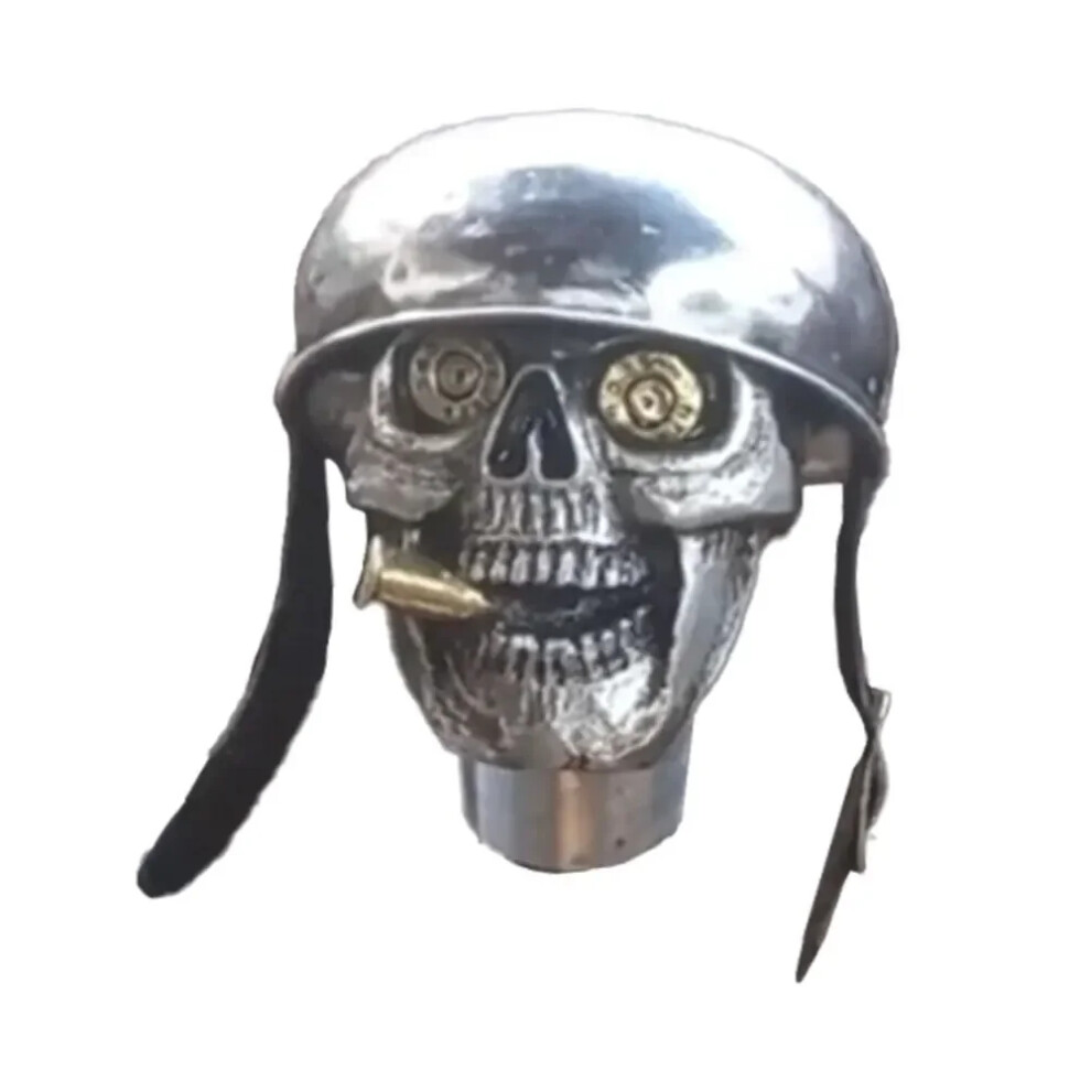 2024 New Skulls Soldier Skull Soldier Grip Sliver Devil Skulls Car Stick Shifter Handle,Skeleton Style Transmissions 6935835404072
