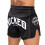 (X-Large) Wicked1 Block Muay Thai Shorts - Black 4