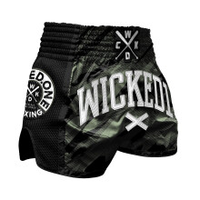 (Small ) Wicked1 Fury Muay Thai Shorts - Khaki