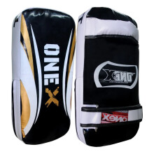 (Junior Boxing pad pair Black/white) Thai Pad Kick Strike Shield Kids Pads Training