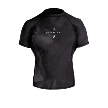 (Large ) Wicked1 Eager Contest Short Sleeve MMA Rashguard