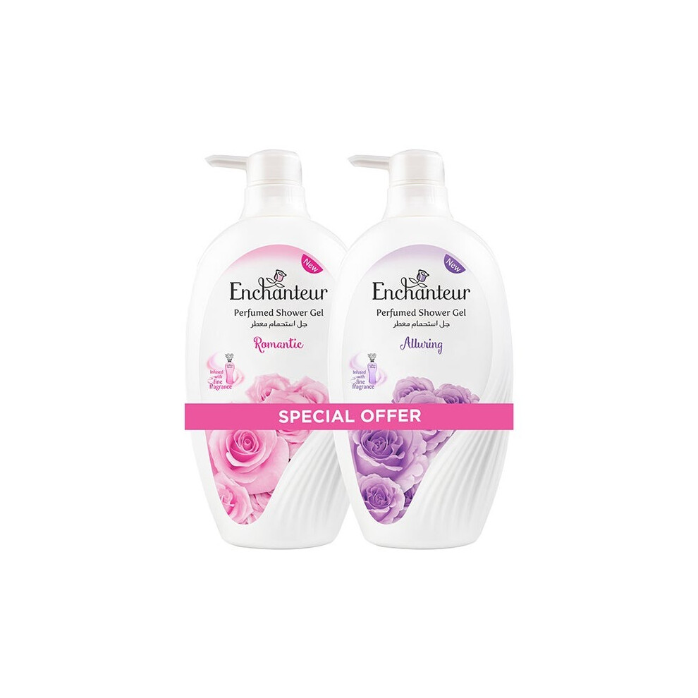 (PACK OF 2) Enchanteur Perfumed Shower Gel Romantic & Alluring 250ml-image-OPC-PFH82DN-NEW