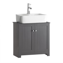 SoBuy BZR18-DG Under Sink Cabinet Bathroom Vanity Unit Storage Cabinet