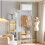 SoBuy KLS07-W, Adjustable Wardrobe Organiser Clothes Shelf System 2
