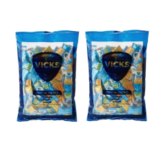 (Candy Vicks Assorted, Pack of 2) Varied Flavored Candies 75g -Chocolate Party, Gift
