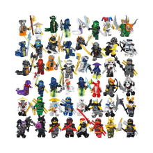 Ninjago 48 pièces par ensemble - mini figurines Kai et Jay - blocs de construction - jouets pour enfants