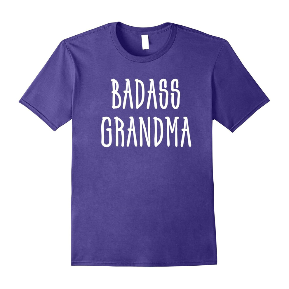 (XXXL) Cute Badass Grandma T-Shirt Nana Funny Grandma Gifts-Father's Day