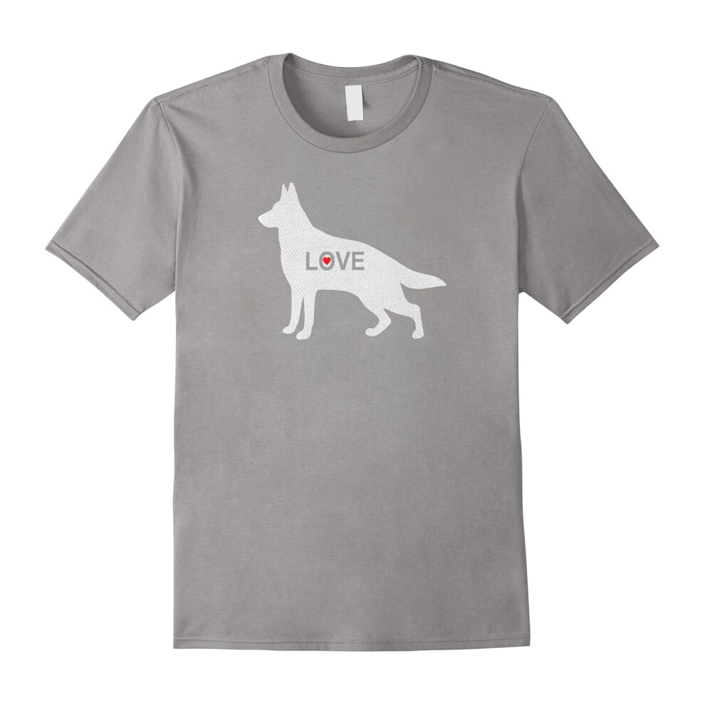 (XXXL) German Shepherd Love T-Shirt â Distressed Wash-Father's Day