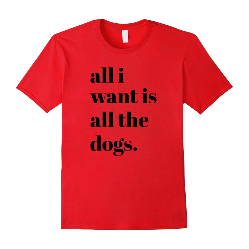 (XXXL) Dog Lover â All the Dogs T-Shirt-Father's Day