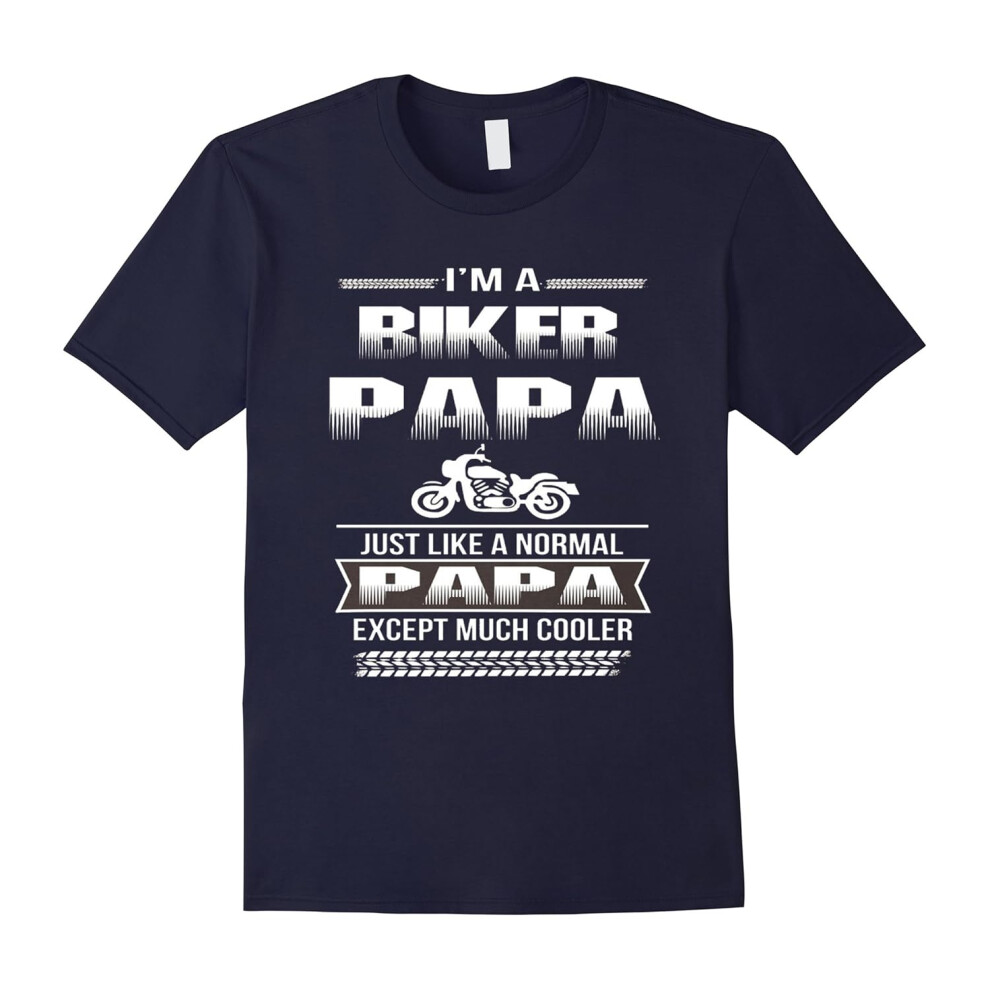 (XXXL) i'm a biker papa shirt â MotorcyFather's Daye Rider T-shirt-Father's Day