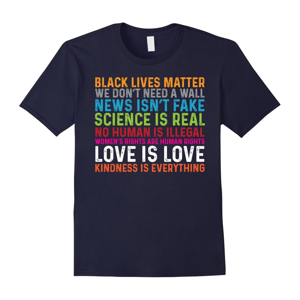 (M) Kindness Is Love â Black Lives Matter Love Is Love T-Shirt-Father's Day