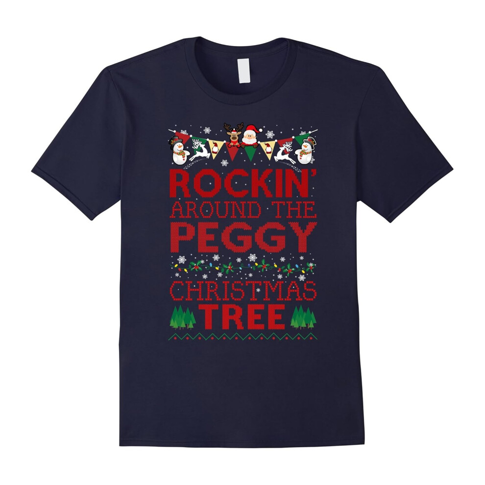 (XXL) Peggy Family Christmas T-shirt-Father's Day