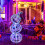Costway 3.4 FT Light up Stacked Halloween Pumpkins Jack-O-Lantern Decorations 10