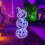Costway 3.4 FT Light up Stacked Halloween Pumpkins Jack-O-Lantern Decorations 2