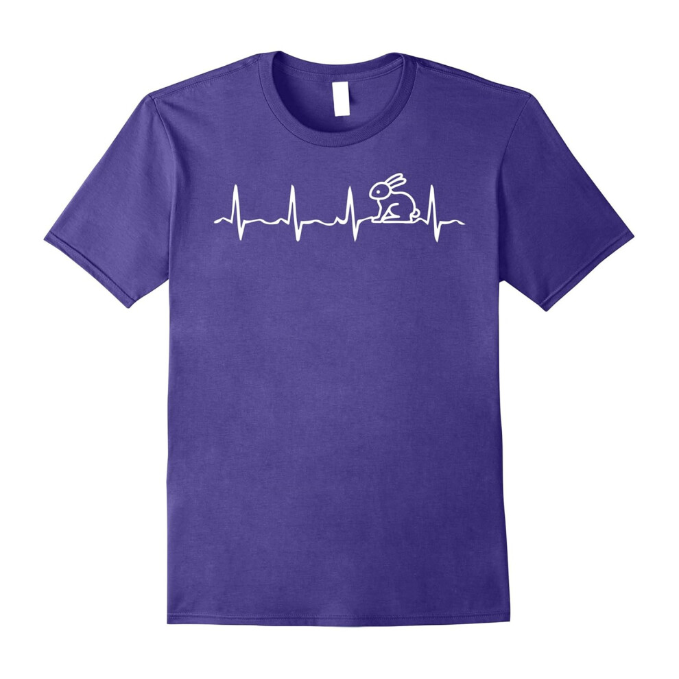 (L) Rabbit Heartbeat T-shirt, Rabbit Lovers Shirt-Father's Day