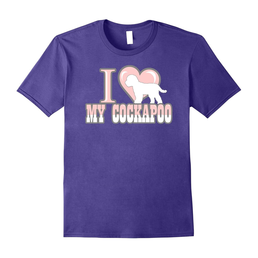 (S) I Love My Cockapoo Dog Lover T-shirt-Father's Day