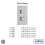 Concealed Thermostatic Valve Shower Mixer 2 Way Square Handles Chrome 2
