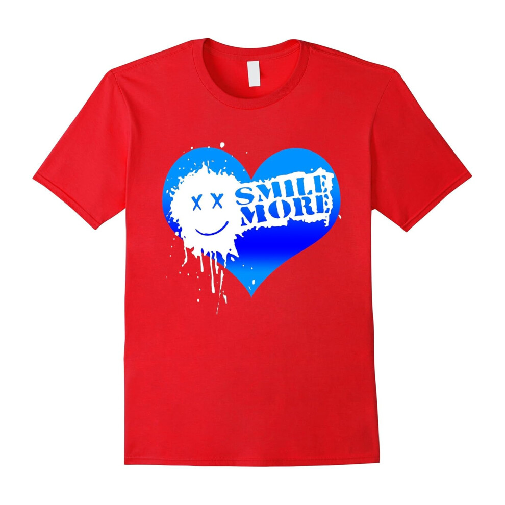 (L) Smile Funny More Shirt â Smile Cool More -Funny Love T-shirt-Father's Day